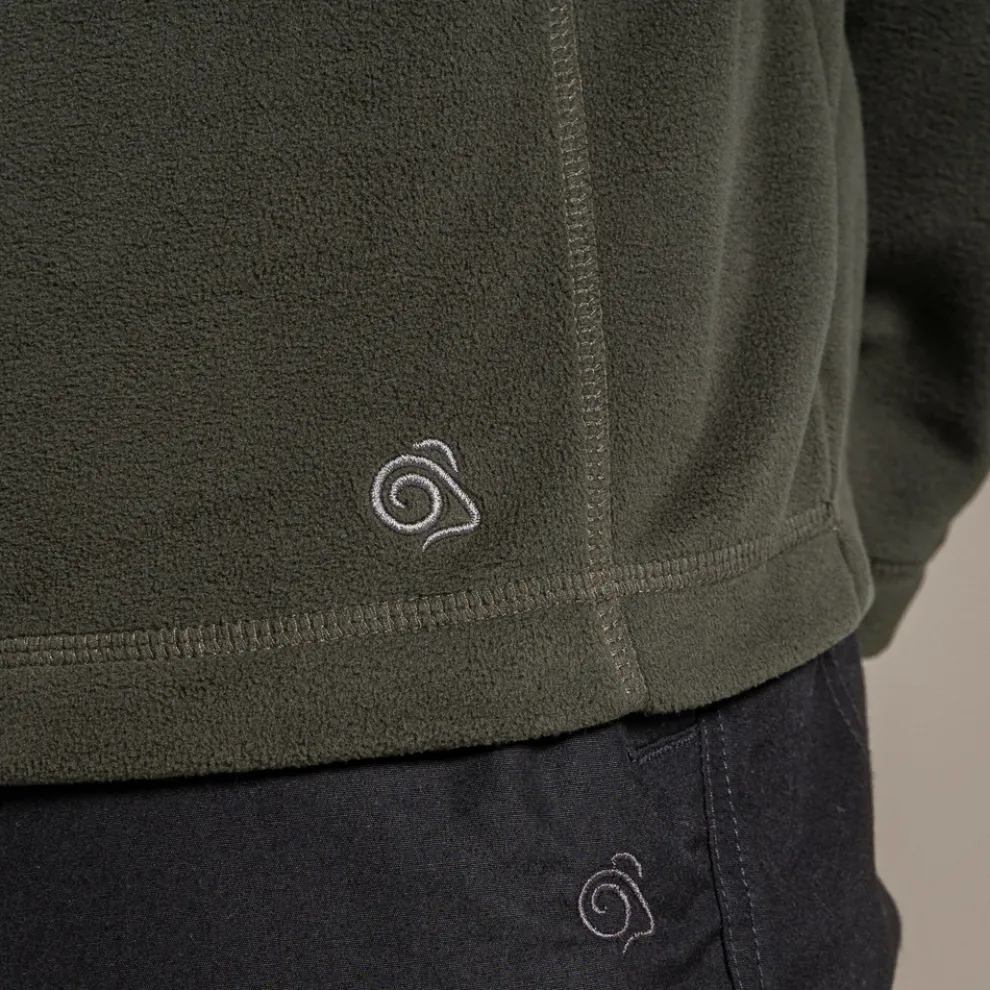 Expert Corey 200 Fleece Half Zip | Dark Cedar Green