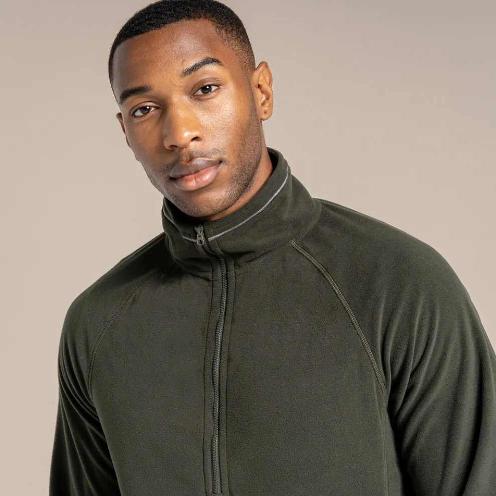 Expert Corey 200 Fleece Half Zip | Dark Cedar Green