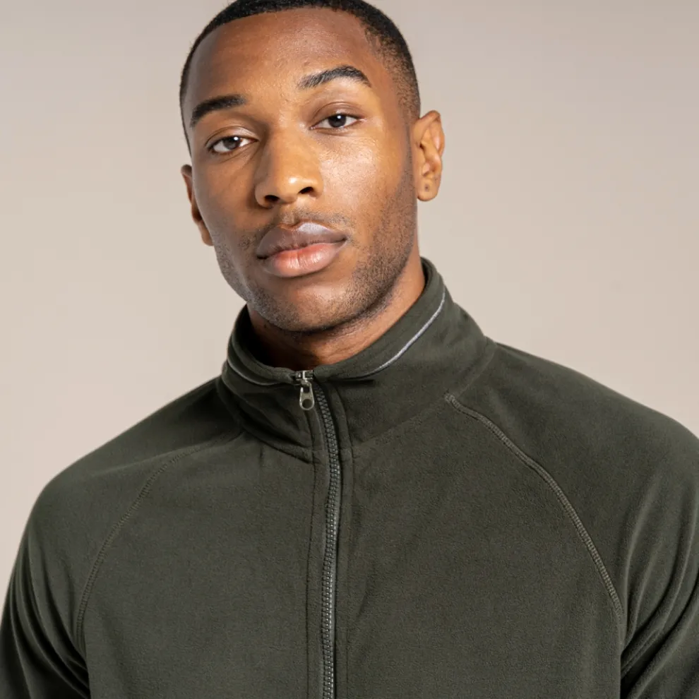 Expert Mens Corey 200 Fleece Jacket | Dark Cedar Green