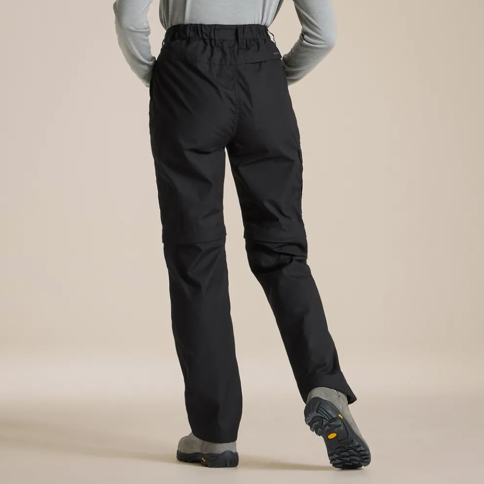 Expert Womens Kiwi Convertible Trousers | Black