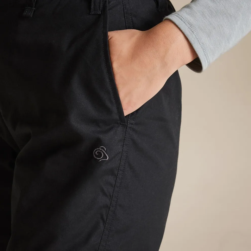 Expert Womens Kiwi Convertible Trousers | Black