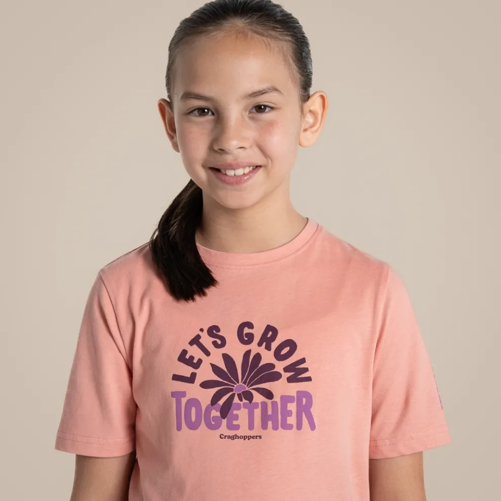 Kid's Ellis Short Sleeved T-Shirt | Sunset Haze