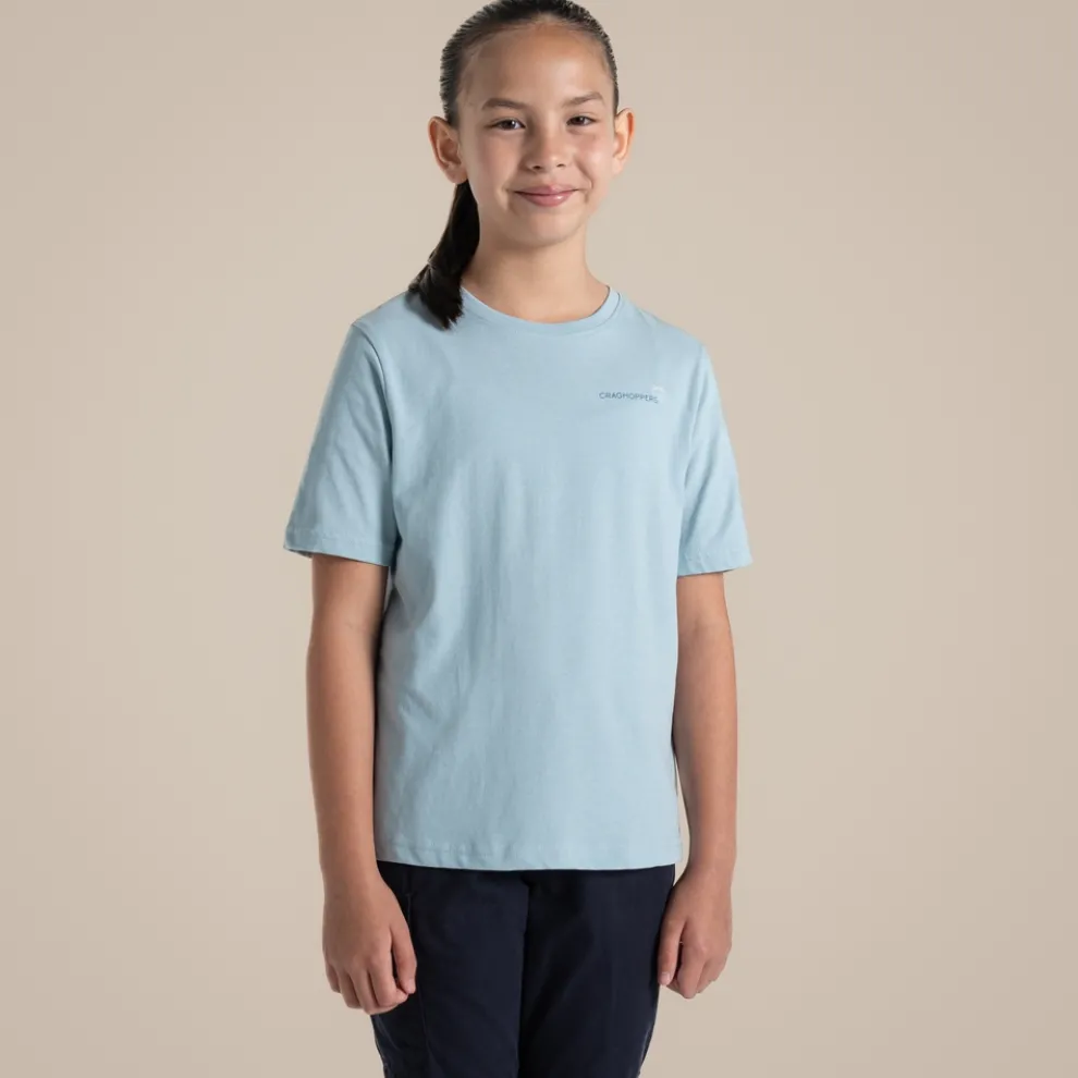 Kid's Ellis Short Sleeved T-Shirt | Sky Blue