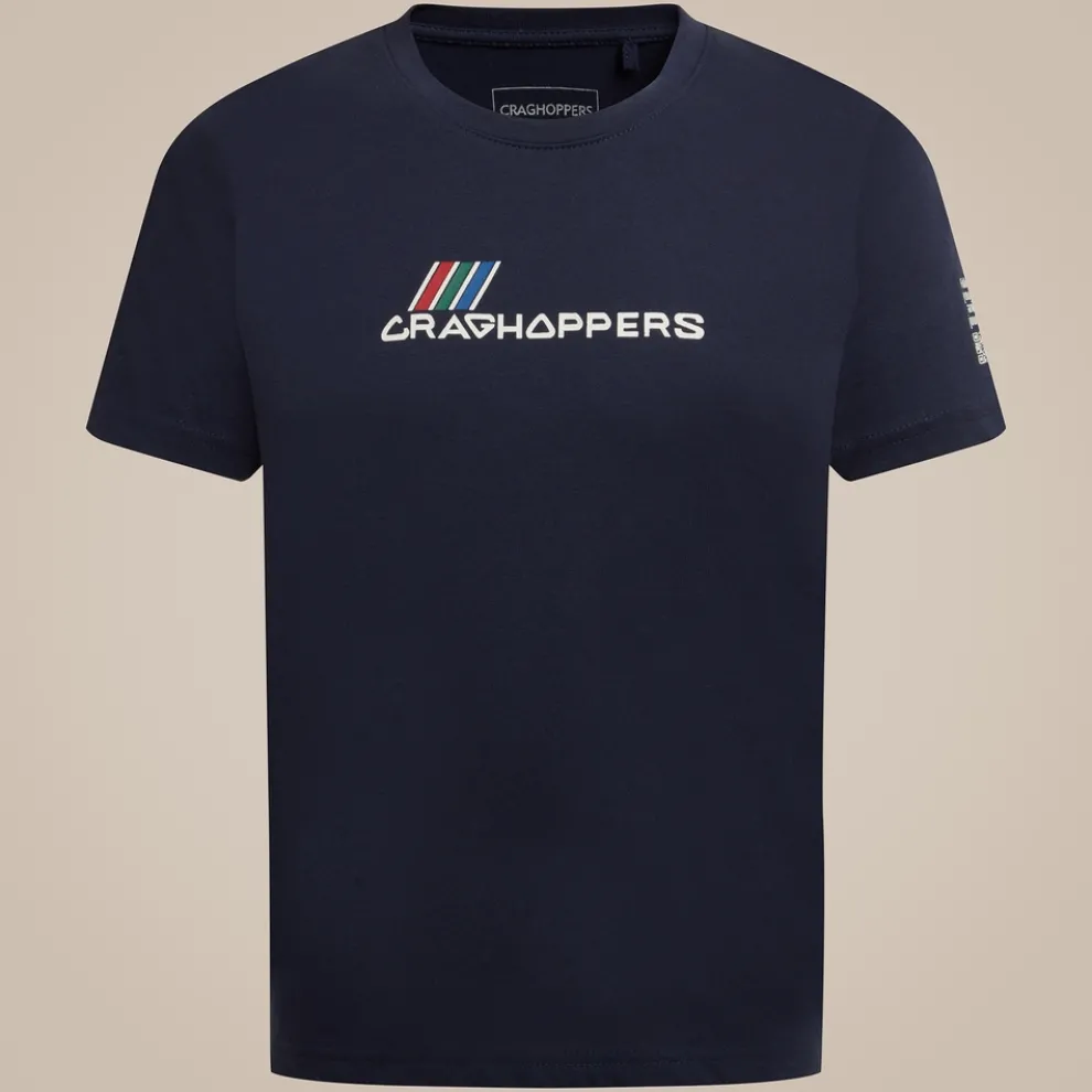 Kid's Ellis Short Sleeved T-Shirt | Blue Navy Brand Carrier