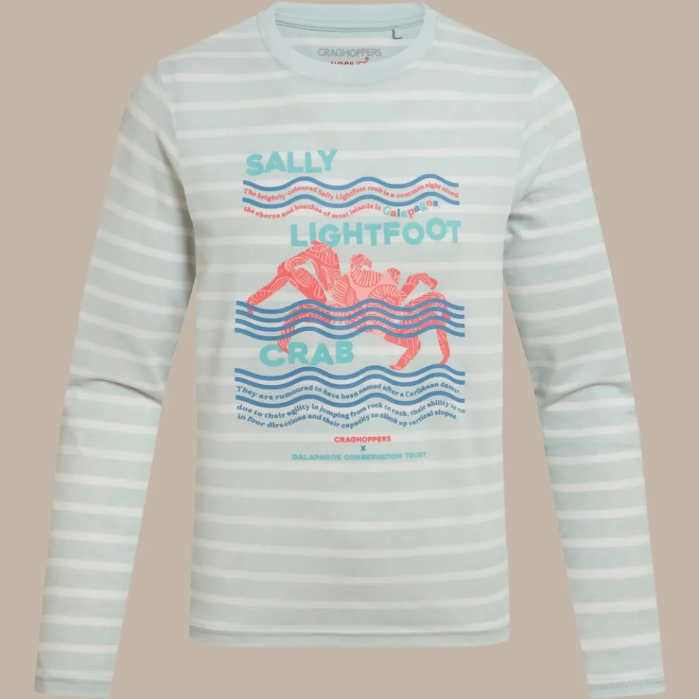 Kids' Nosilife Cruz Long Sleeved T-Shirt | Nimbus Blue Stripe