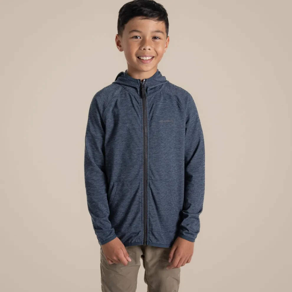 Kids' Nosilife Frey Hooded Jacket | Blue Navy Marl