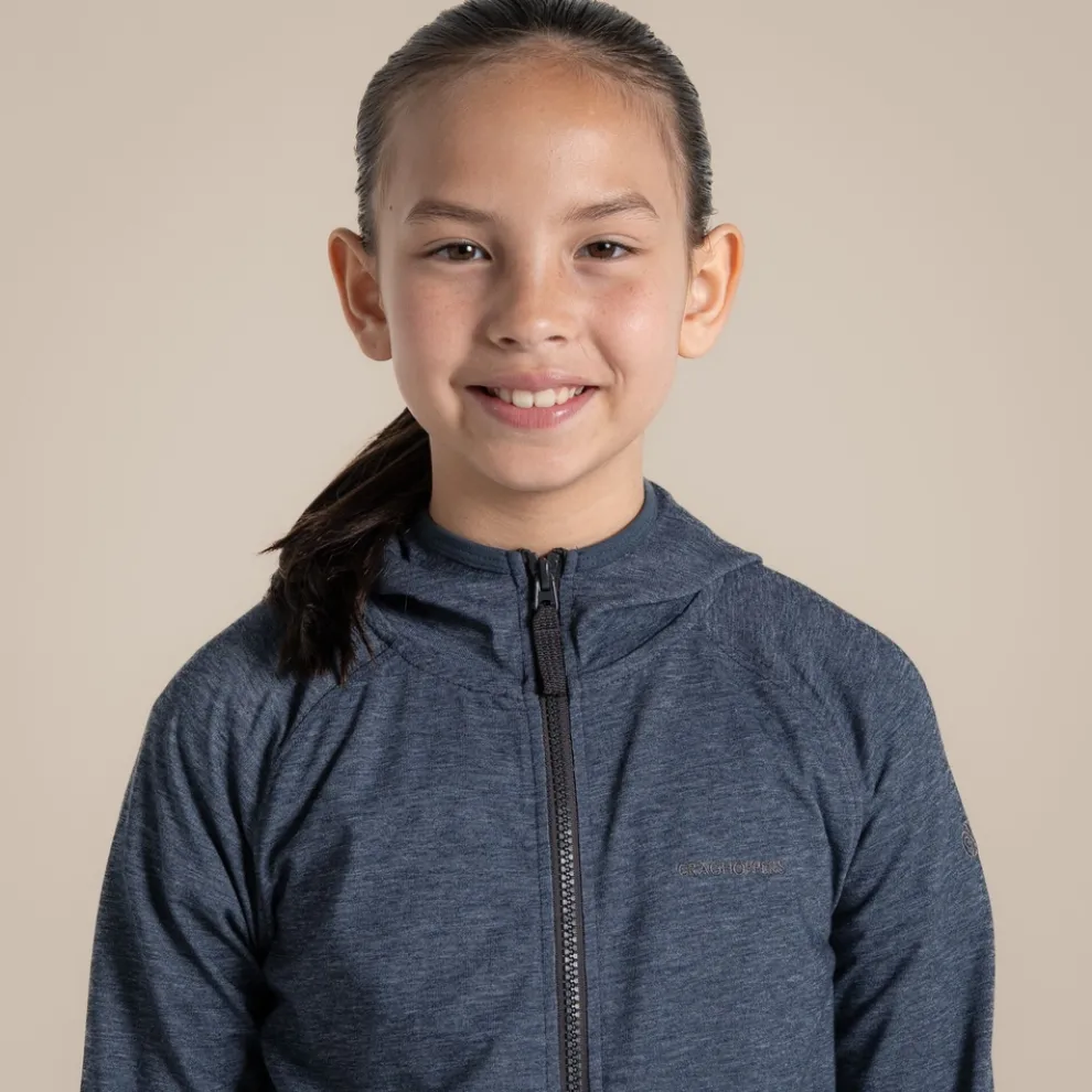 Kids' Nosilife Frey Hooded Jacket | Blue Navy Marl