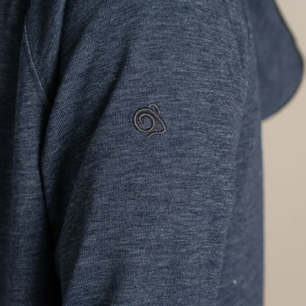 Kids' Nosilife Frey Hooded Jacket | Blue Navy Marl