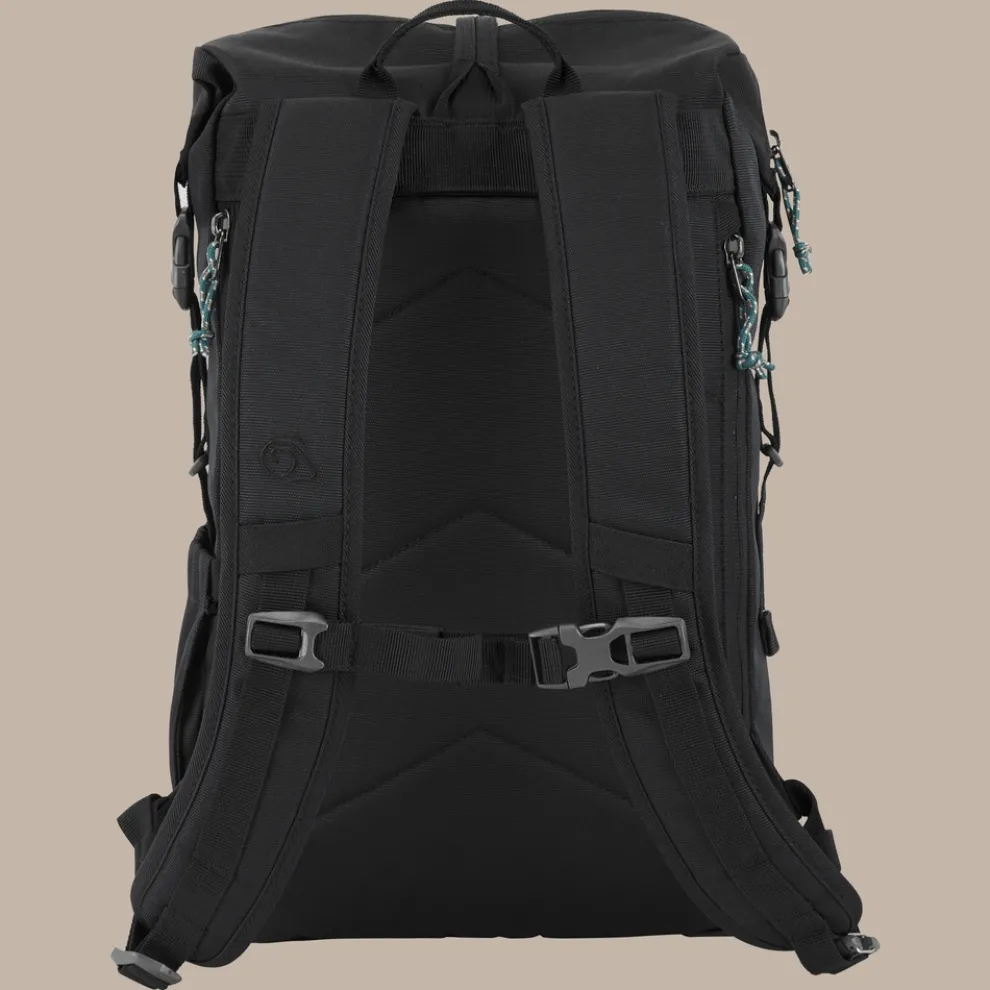 16L Kiwi Classic Rolltop Backpack | Black