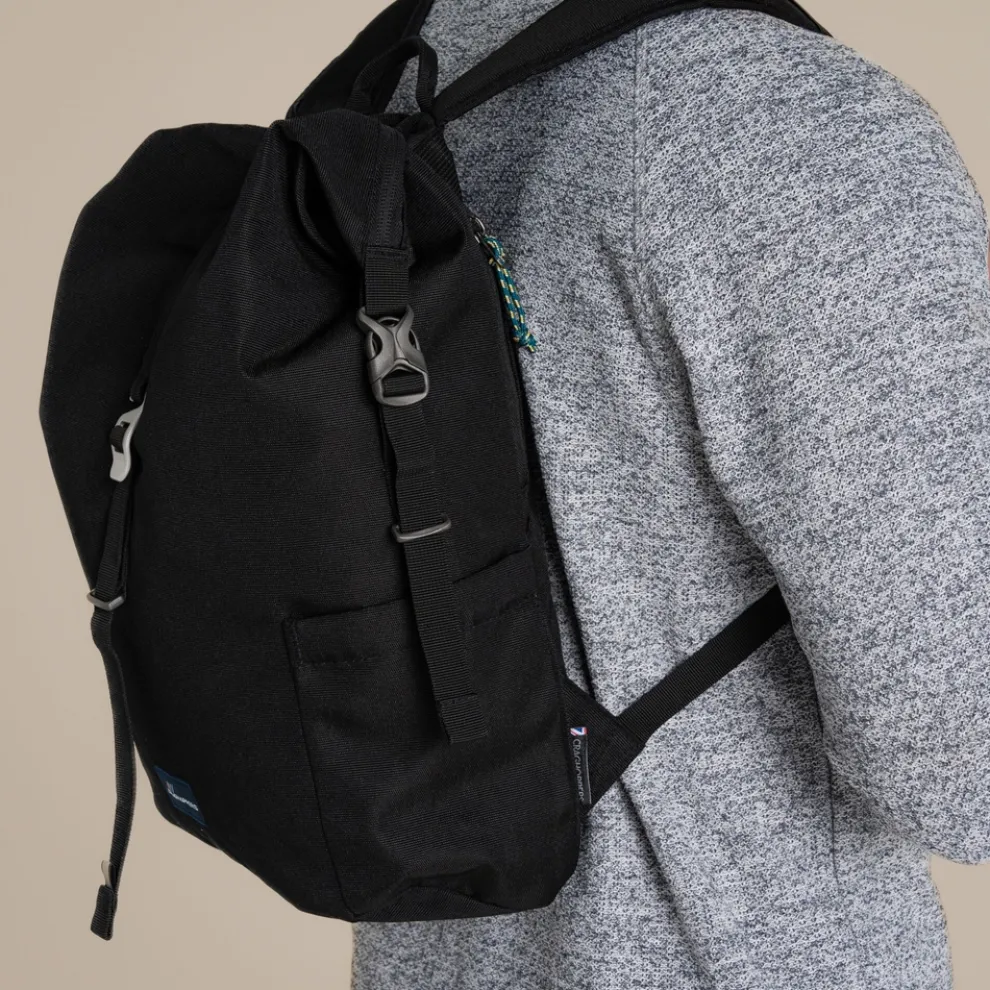 16L Kiwi Classic Rolltop Backpack II | Black