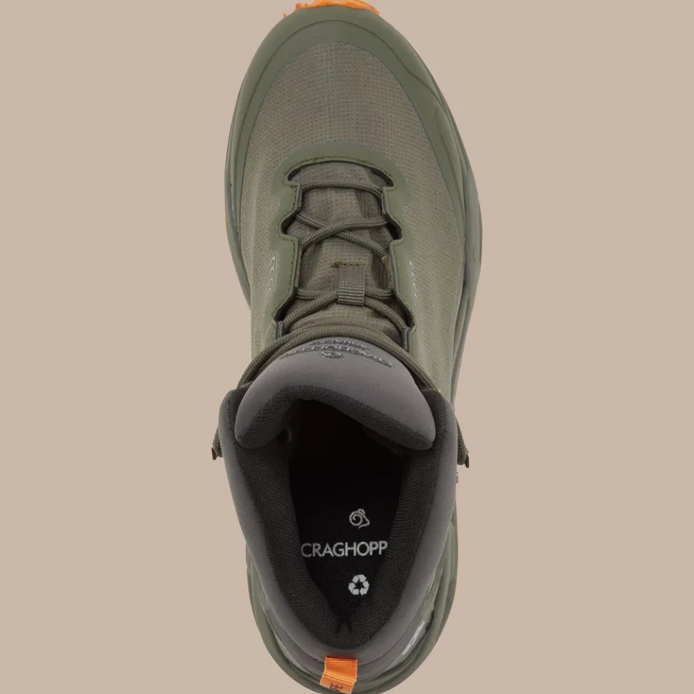 Men's Adflex Boots | Mid Khaki / Magma Orange