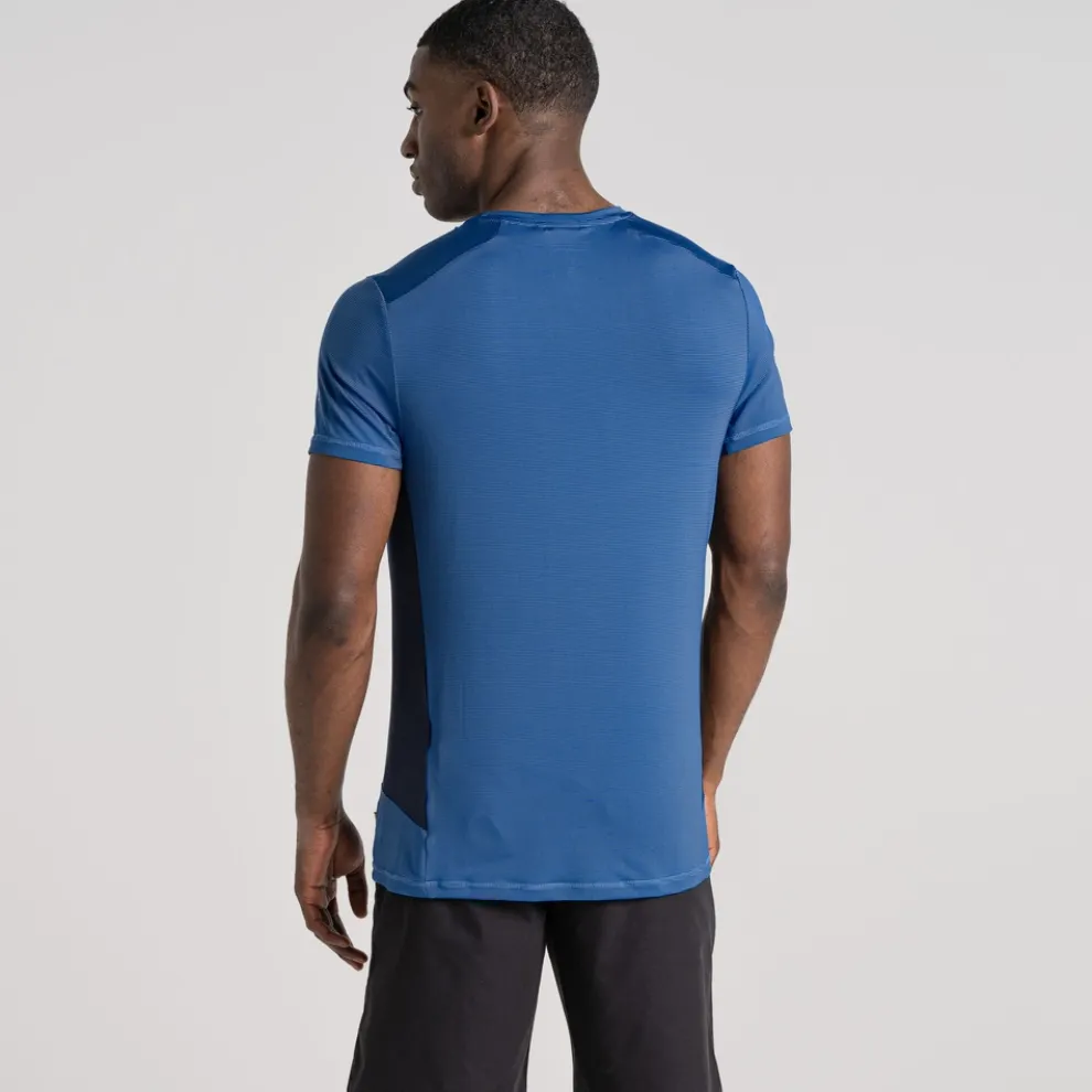 Men's Atmos Short Sleeved T-Shirt | Bolt Blue