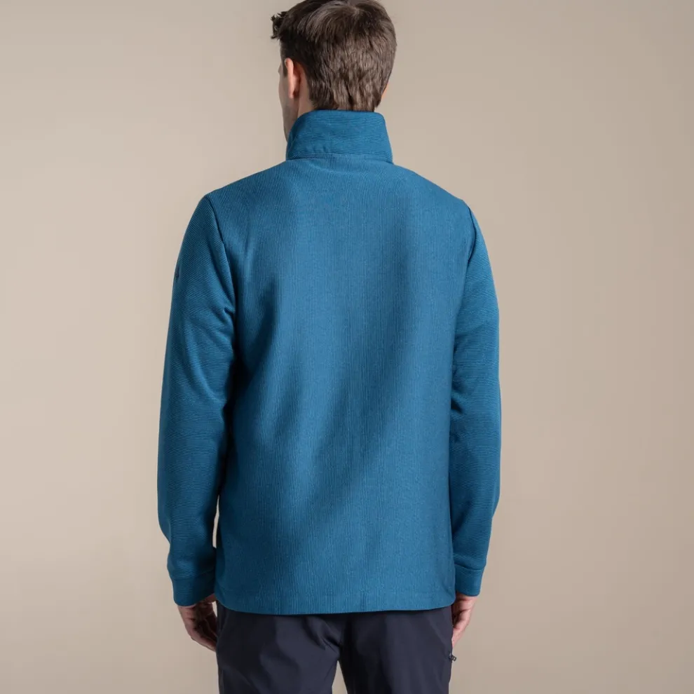 Men's Blake Half Zip Fleece | Poseidon Blue