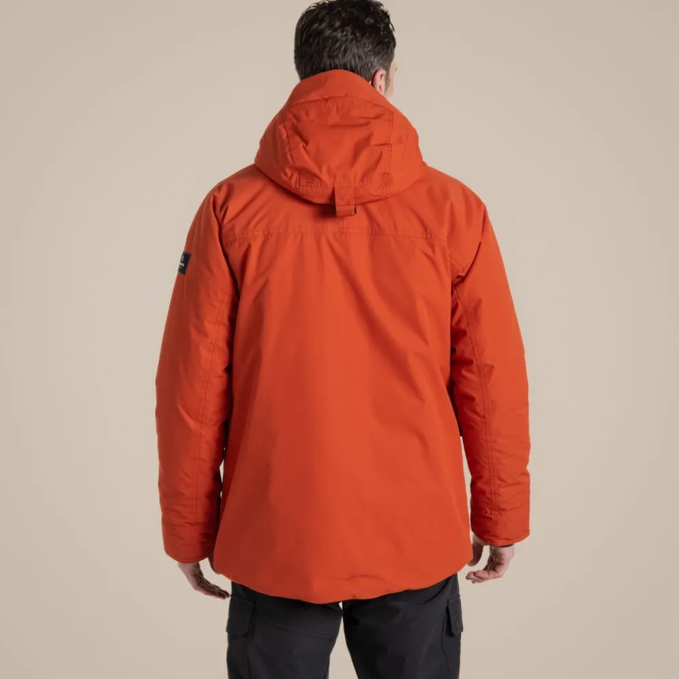 Men's Breckon Waterproof Jacket | Carnelian Orange