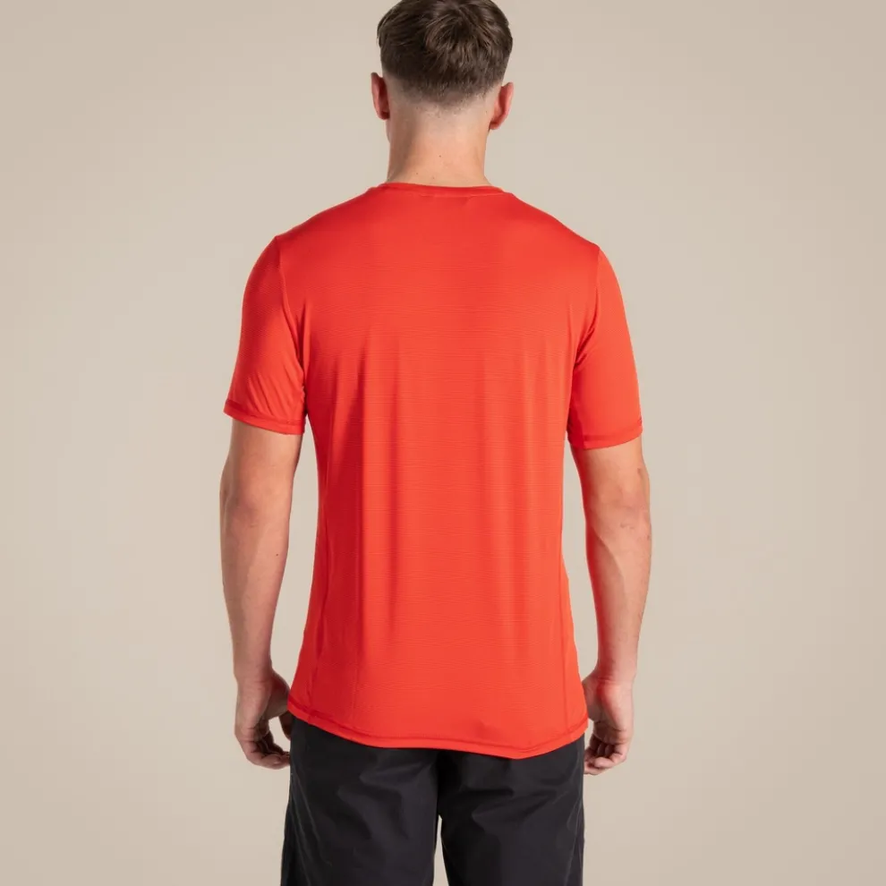 Men's Charon Short Sleeved T-Shirt | Pimento Red