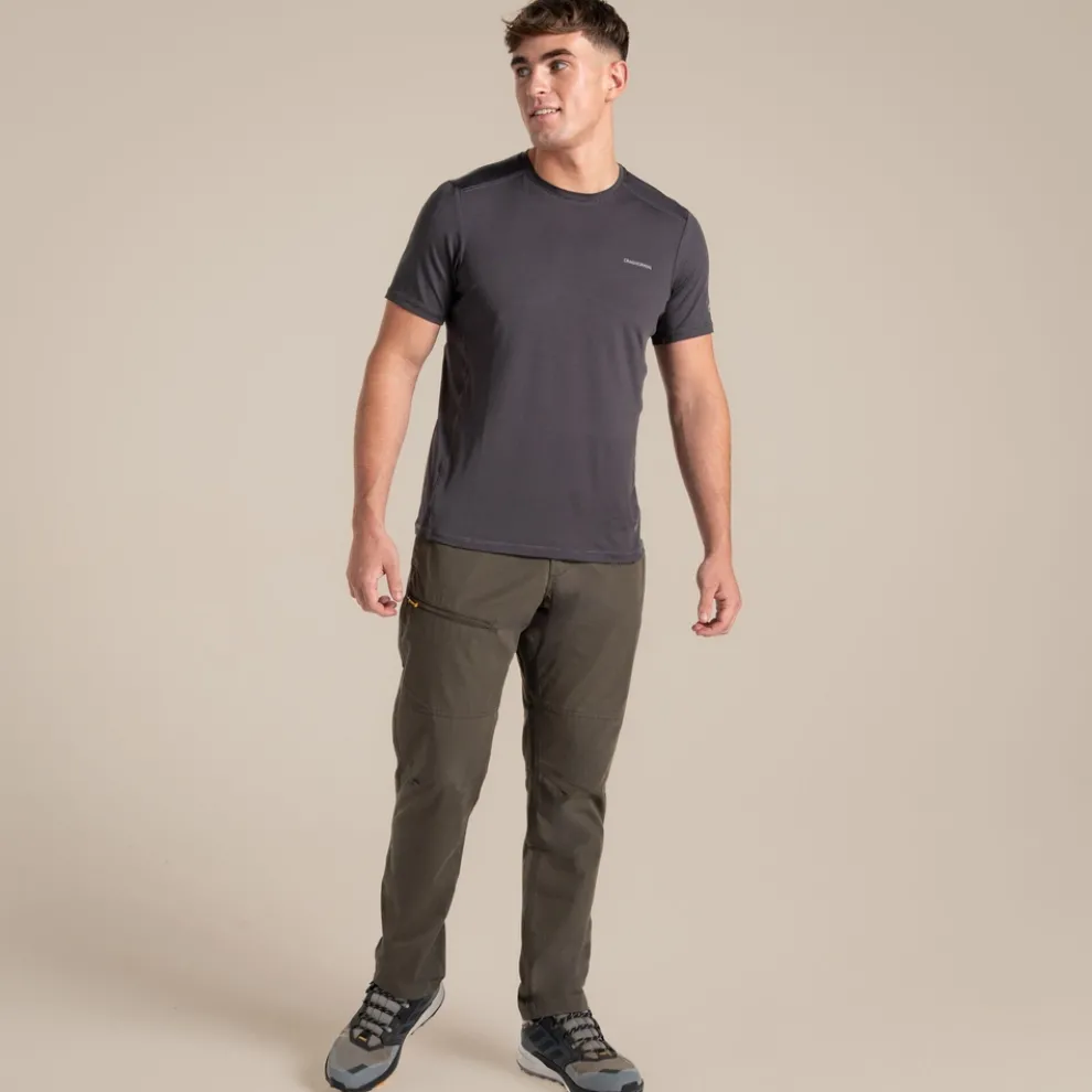 Men's Charon Short Sleeved T-Shirt | Dark Iron