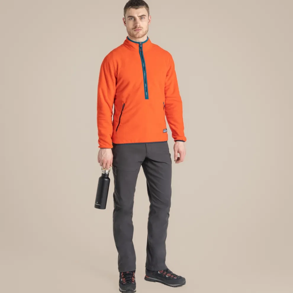 Men's CO2 Renu Half Zip Fleece | Macaw Red