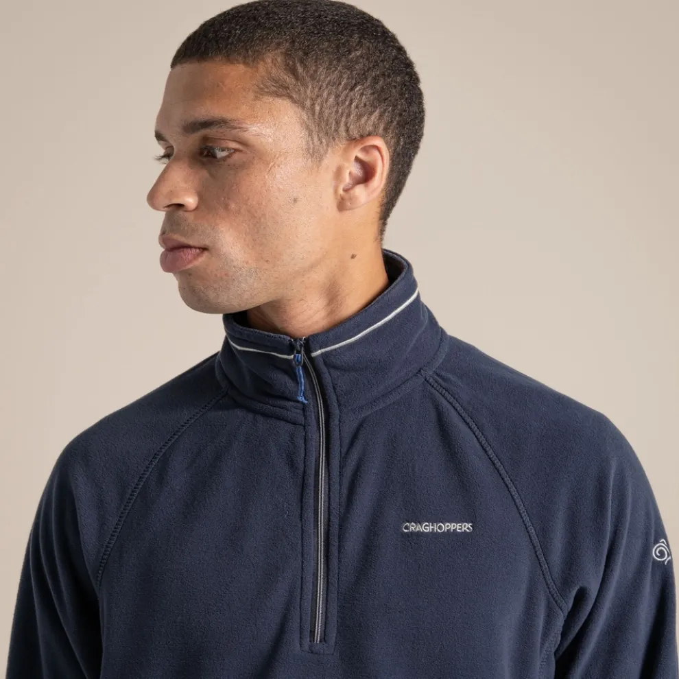 Men's Corey VI Half Zip Fleece | Dark Navy / Blue Navy Marl