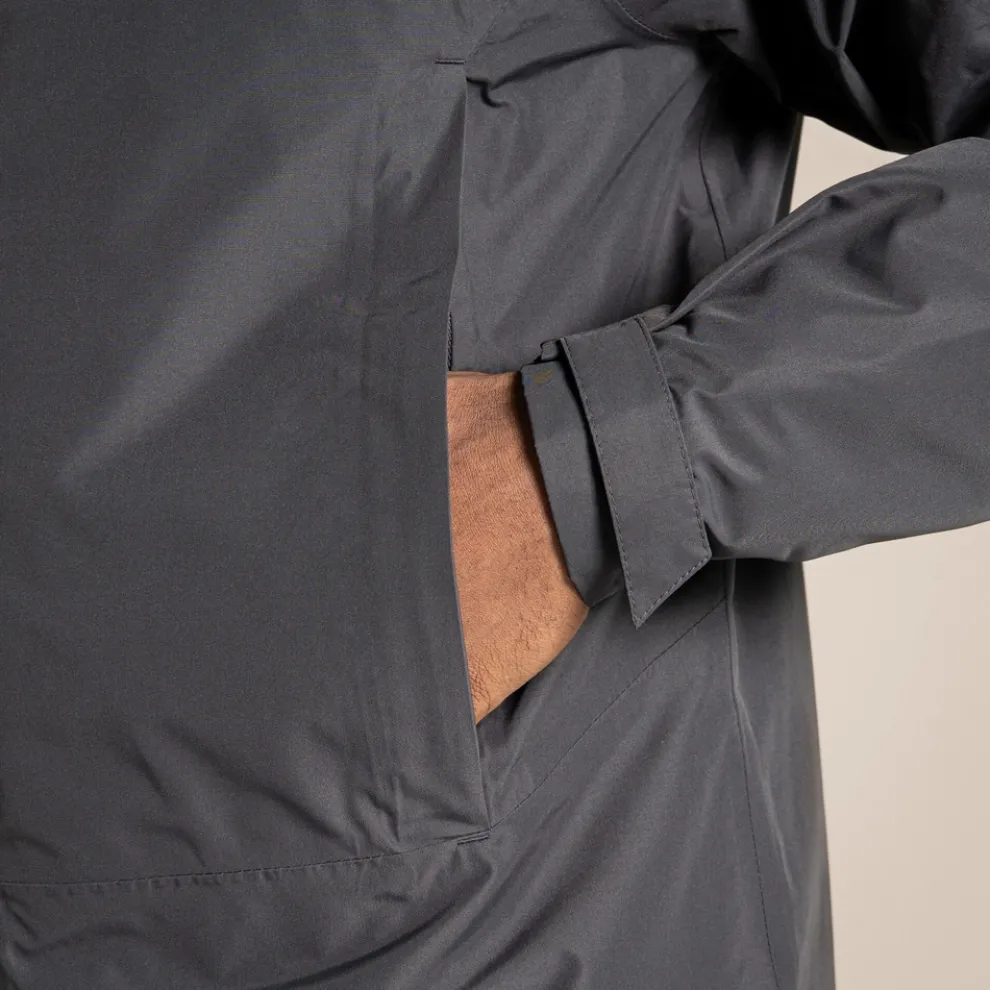Men's Creevey Waterproof Jacket | Black Pepper