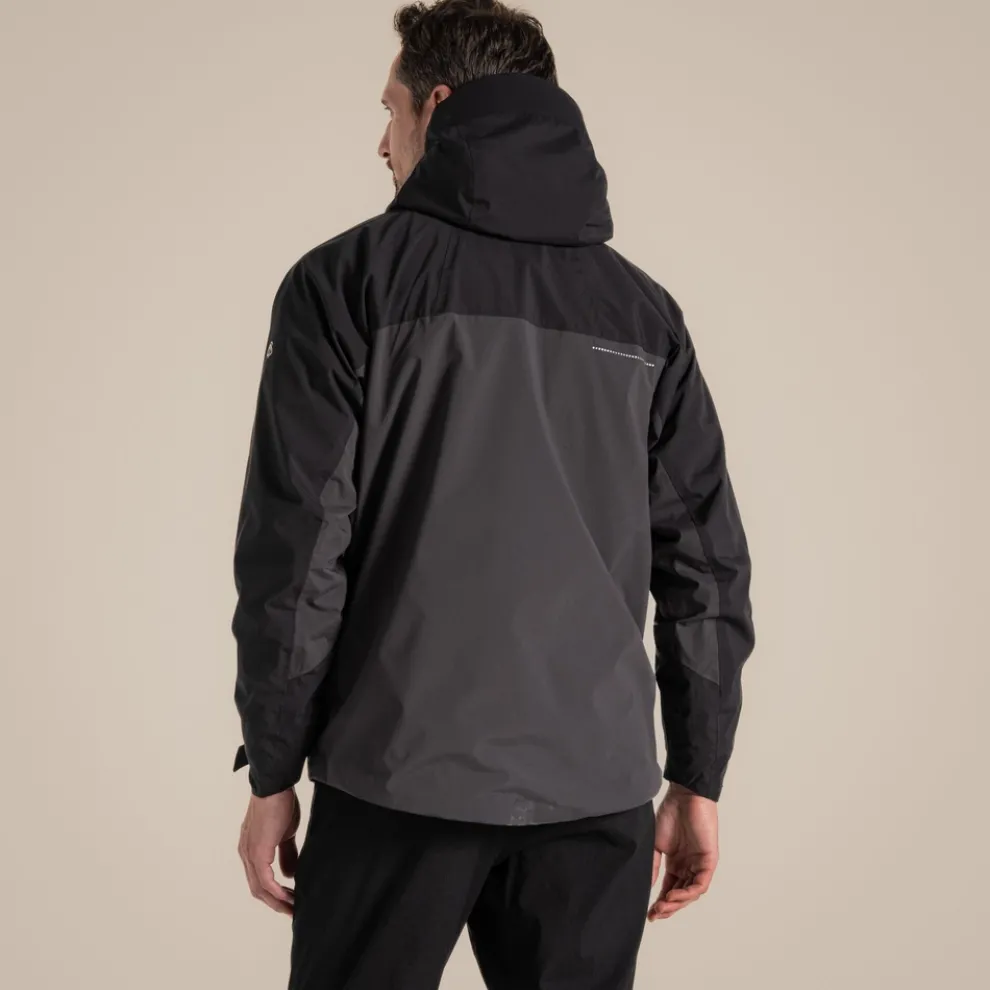 Men's Diggory Stretch Waterproof Jacket | Black / Black Pepper
