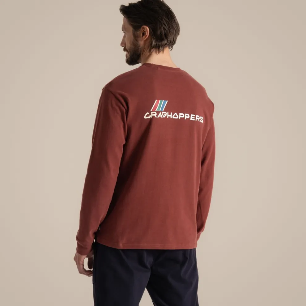Men's Dillisk II Long Sleeved Top | Axinite Red