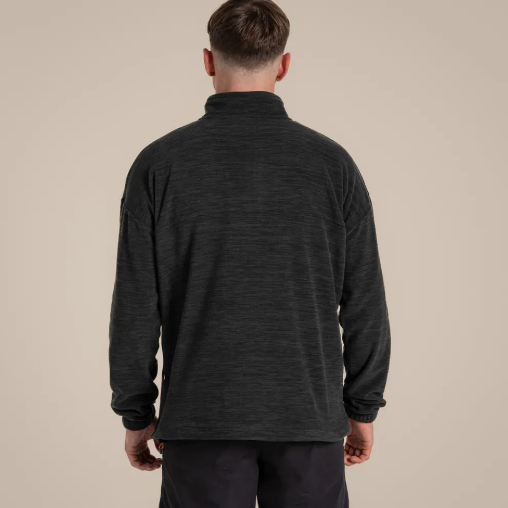 Men's Esk Half Zip Fleece | Black