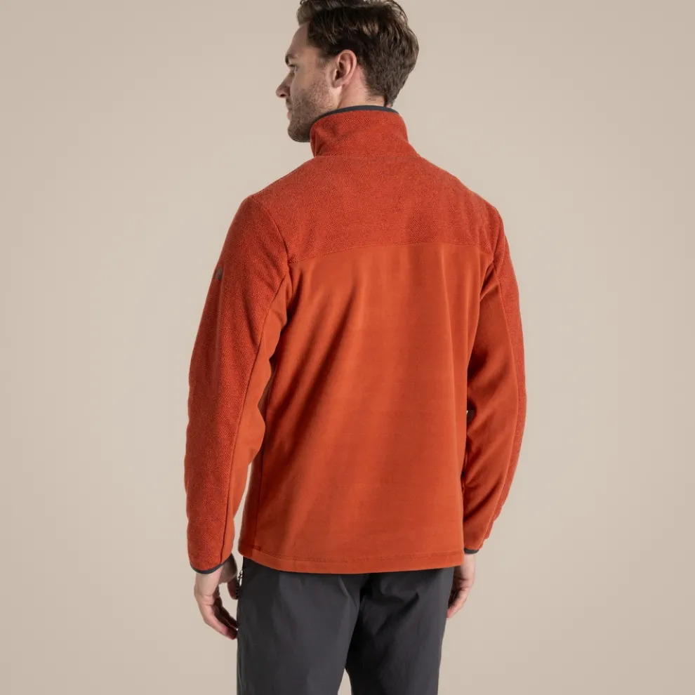 Men's Javi Half Zip Fleece | Red Beach