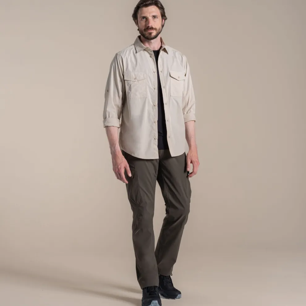 Men's Kiwi II Long Sleeved Shirt | Oatmeal