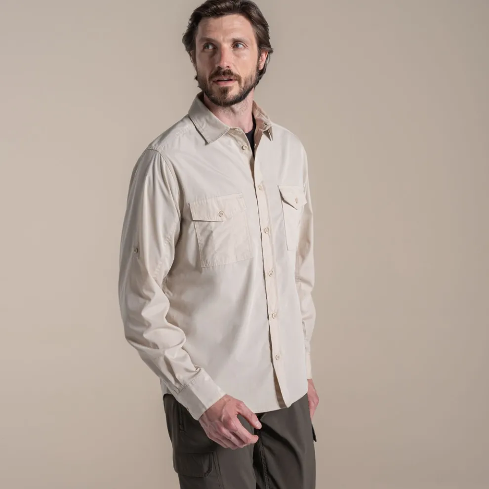 Men's Kiwi II Long Sleeved Shirt | Oatmeal