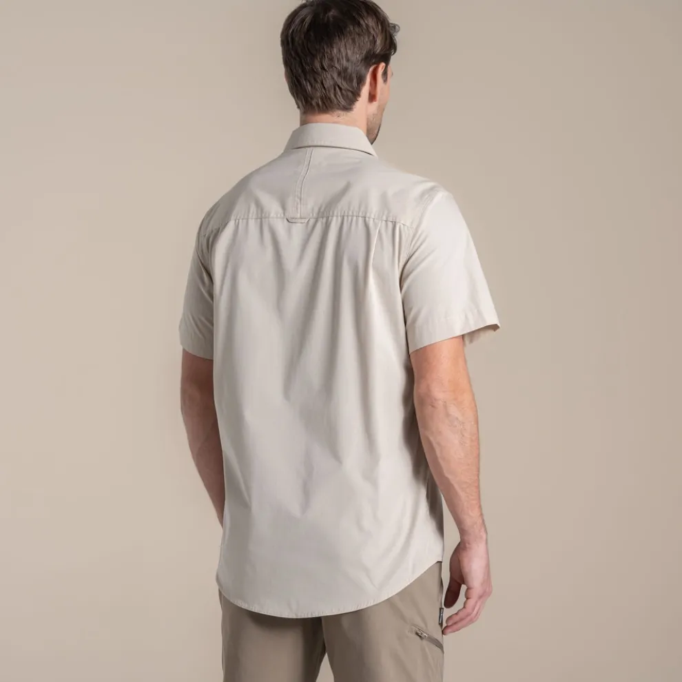 Men's Kiwi II Short Sleeved Shirt | Oatmeal
