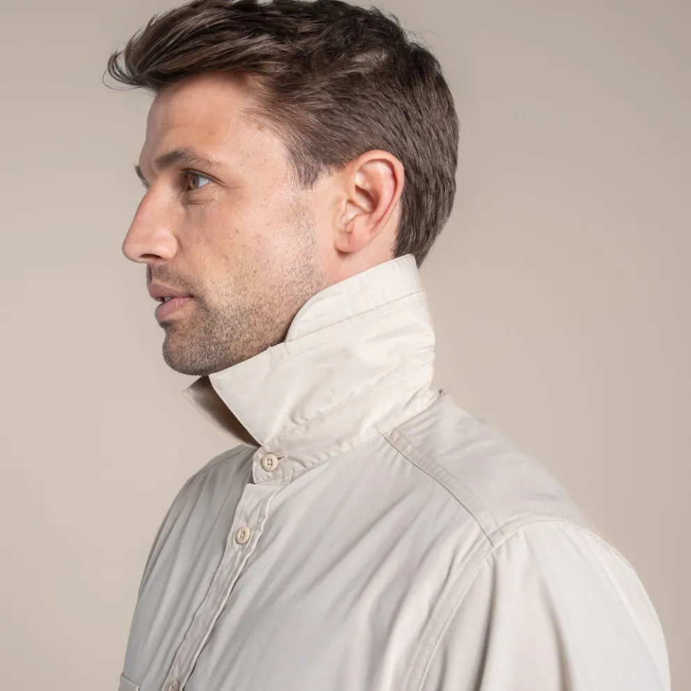 Men's Kiwi II Short Sleeved Shirt | Oatmeal