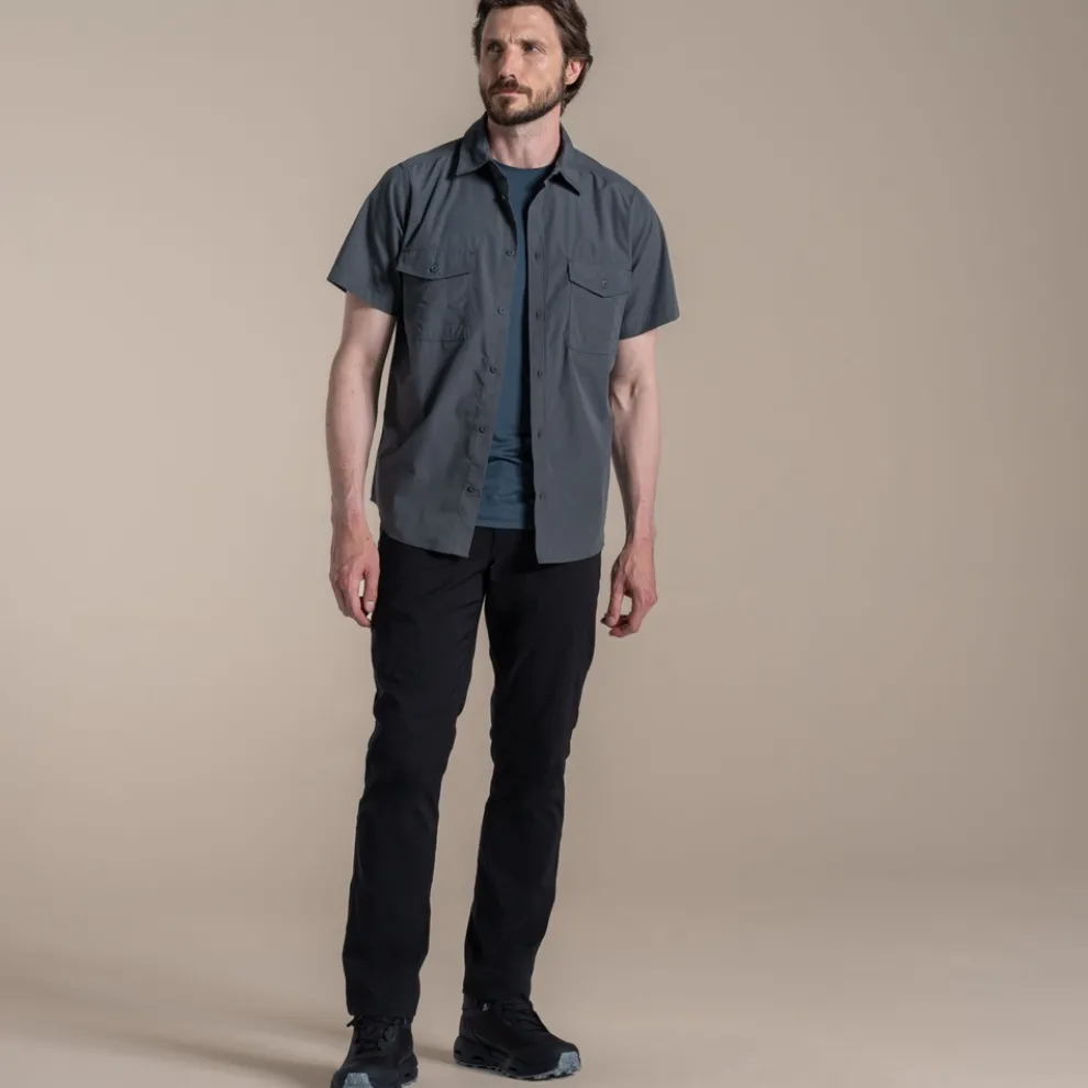 Men's Kiwi II Short Sleeved Shirt | Dark Grey