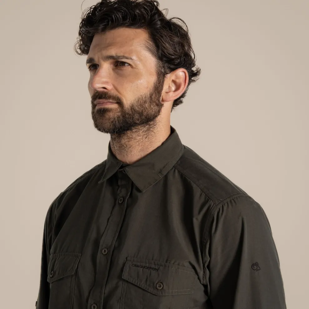 Men's Kiwi Long Sleeved Shirt | Woodland Green