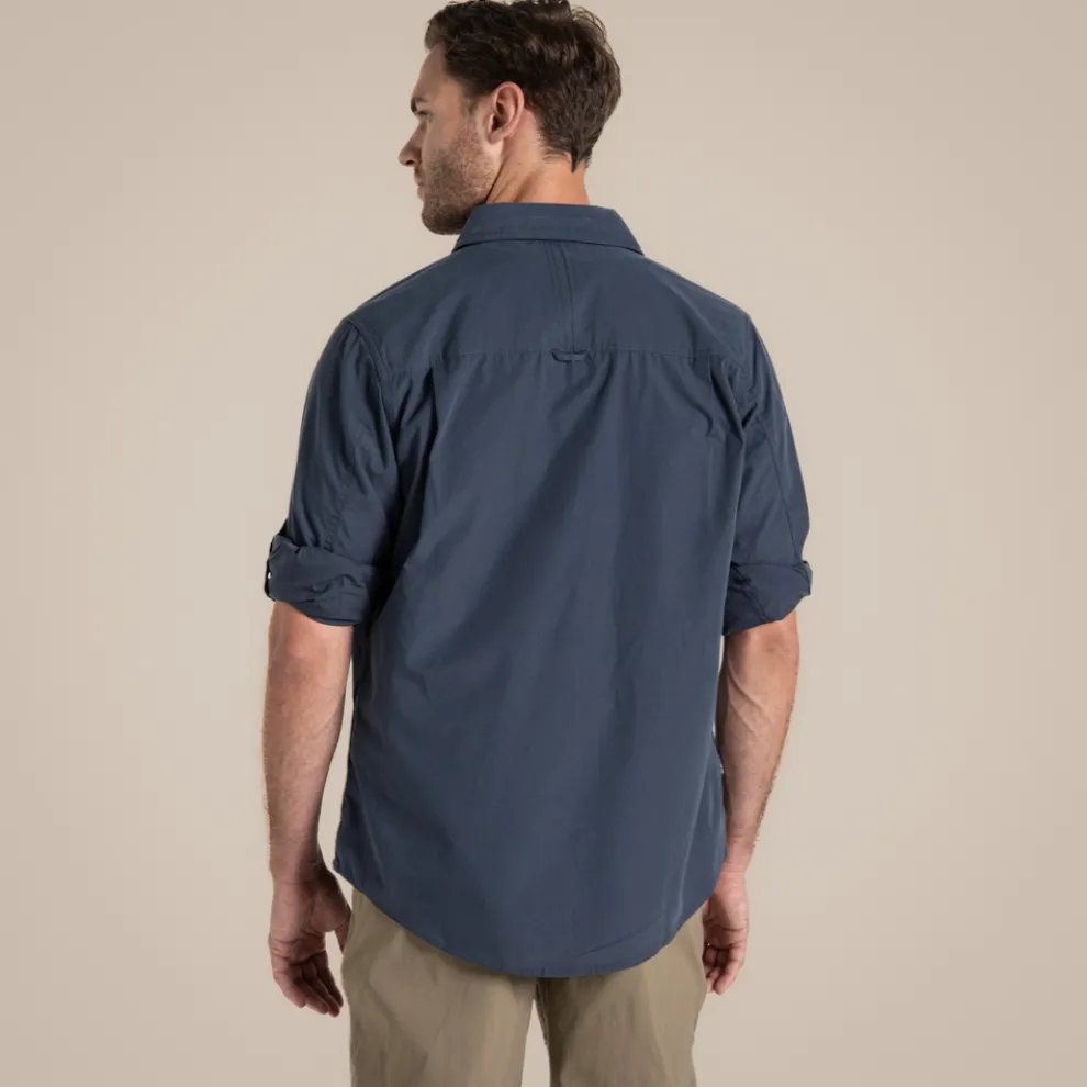 Men's Kiwi Long Sleeved Shirt | Ombre Blue