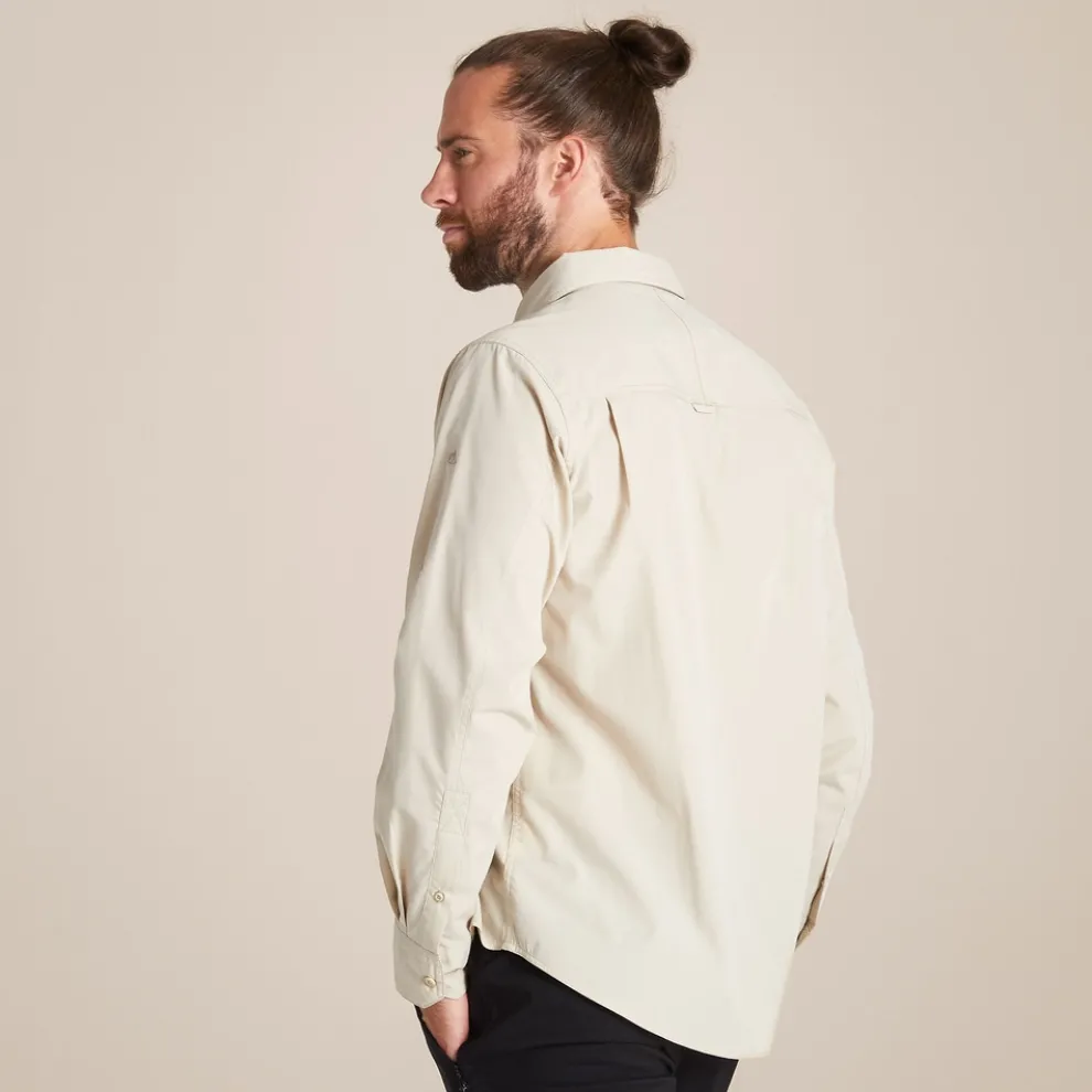 Men's Kiwi Long Sleeved Shirt | Oatmeal
