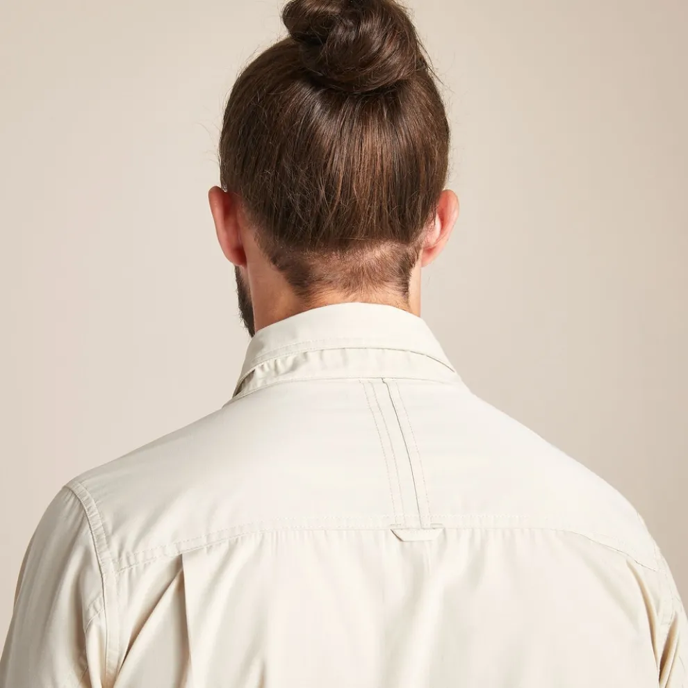 Men's Kiwi Long Sleeved Shirt | Oatmeal