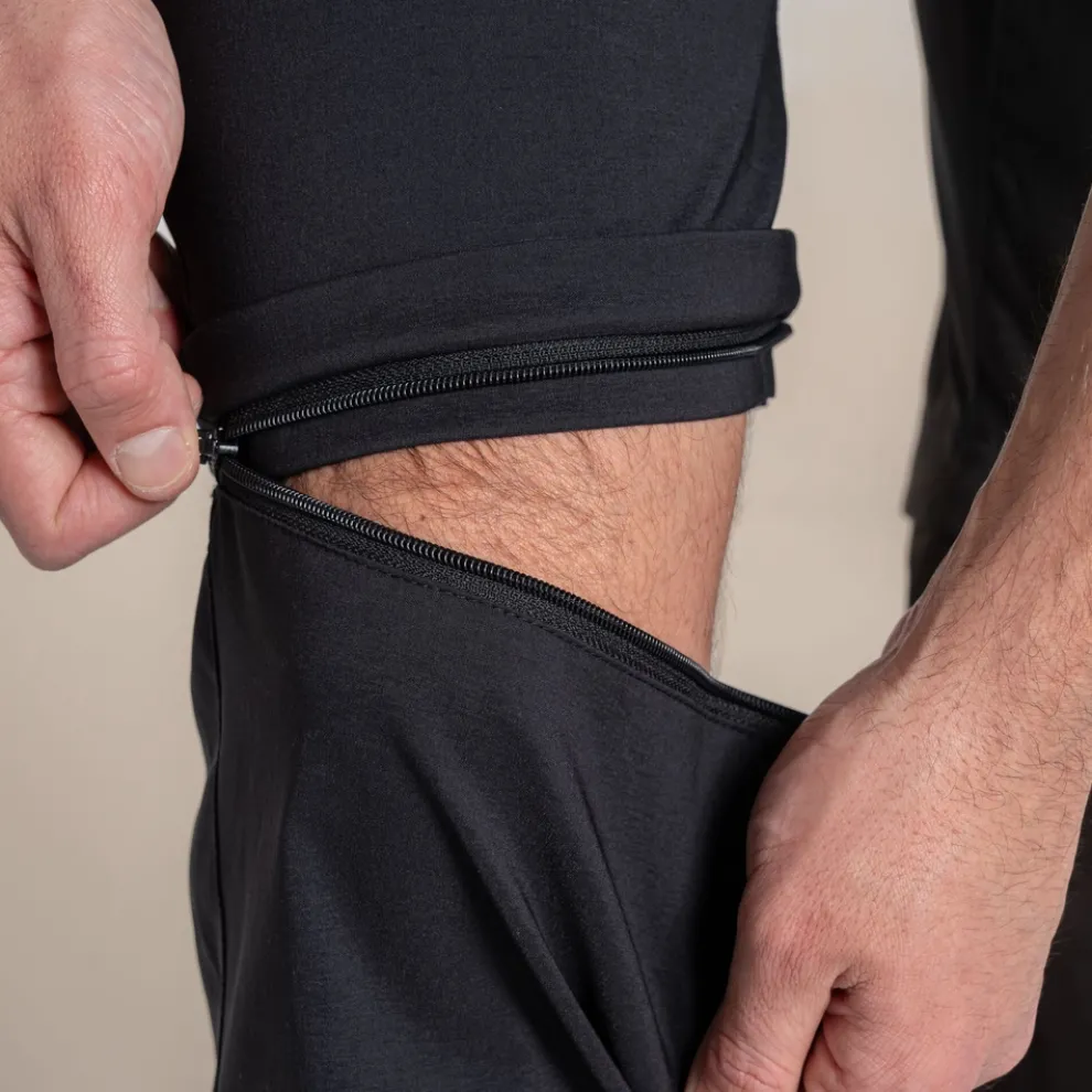 Men's Kiwi Pro III Convertible Trouser | Black