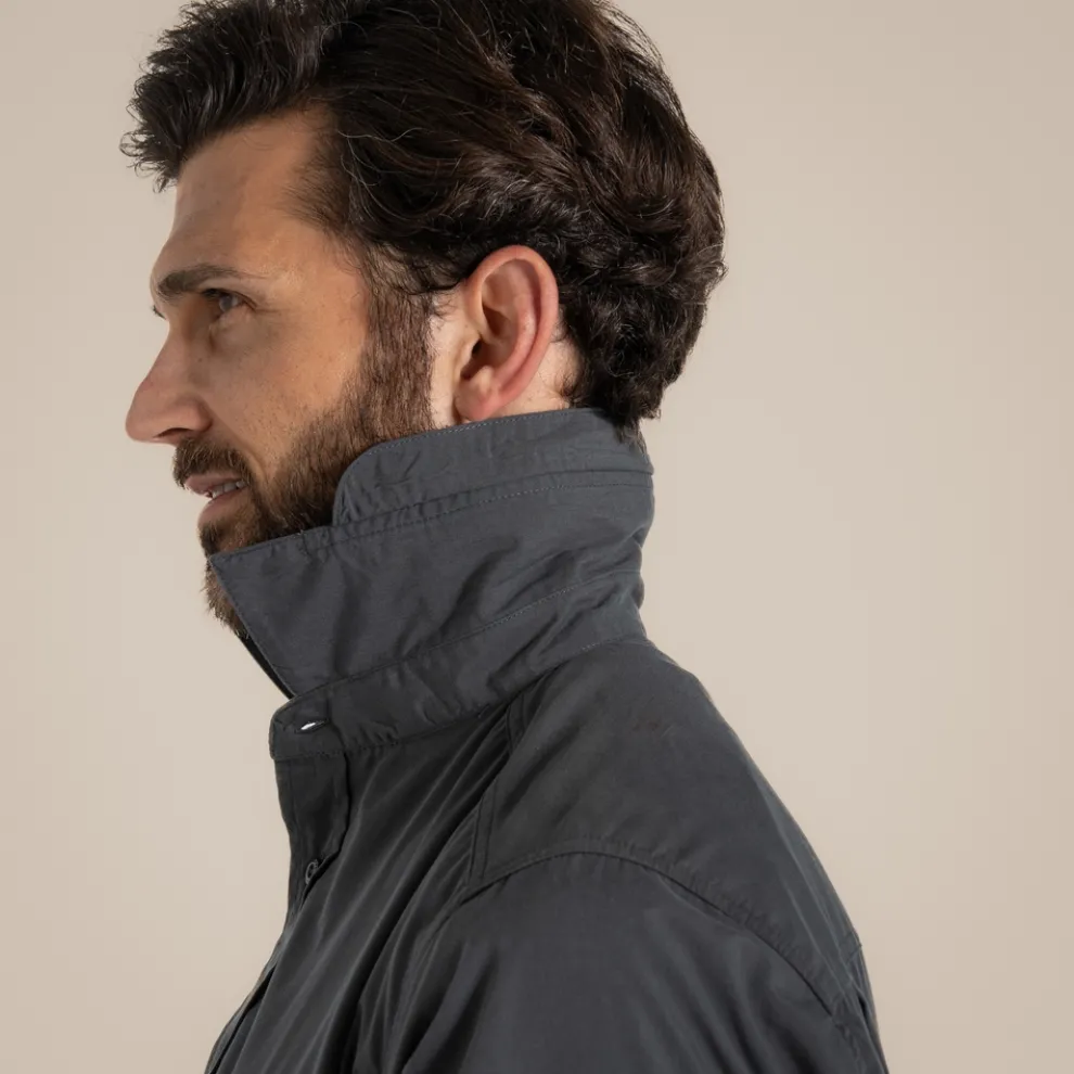 Men's Kiwi Short Sleeved Shirt | Dark Grey