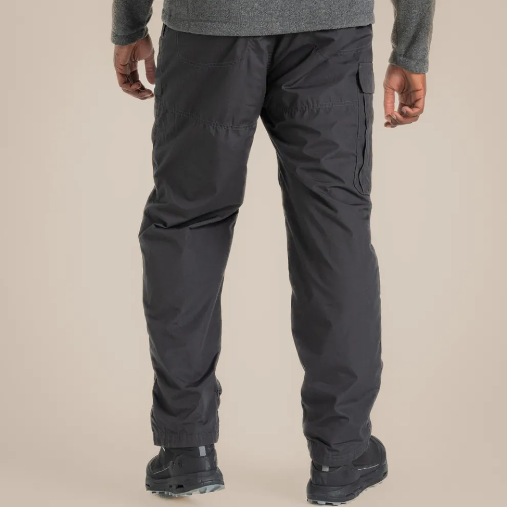 Men's Kiwi Winter Lined Trousers | Black Pepper