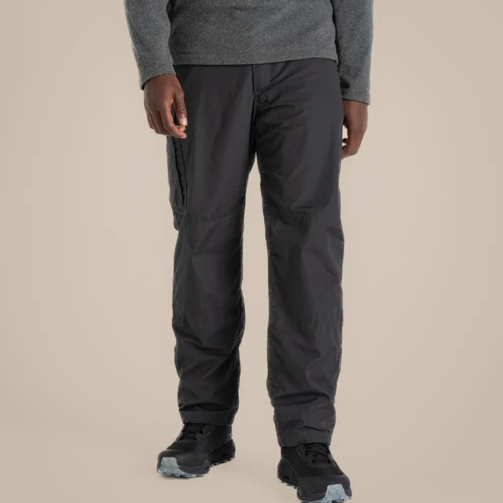 Men's Kiwi Winter Lined Trousers | Black Pepper
