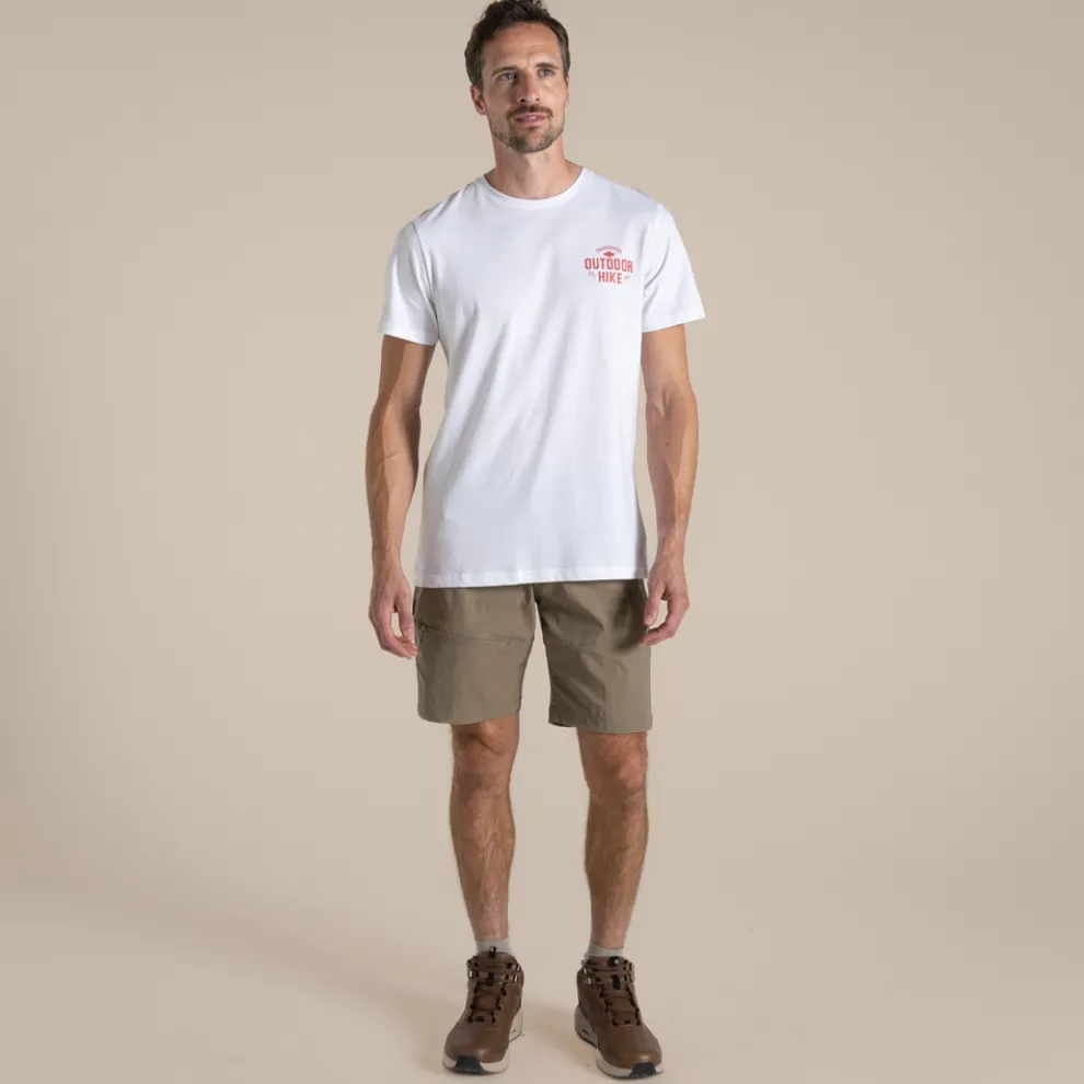 Men's Lucent Short Sleeved T-Shirt | Optic White Hike