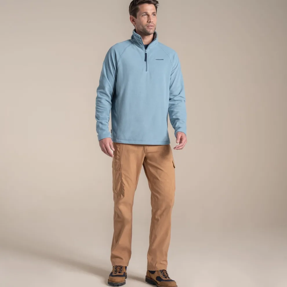 Men's National Trust Corey II Half Zip Fleece | Morning Fog