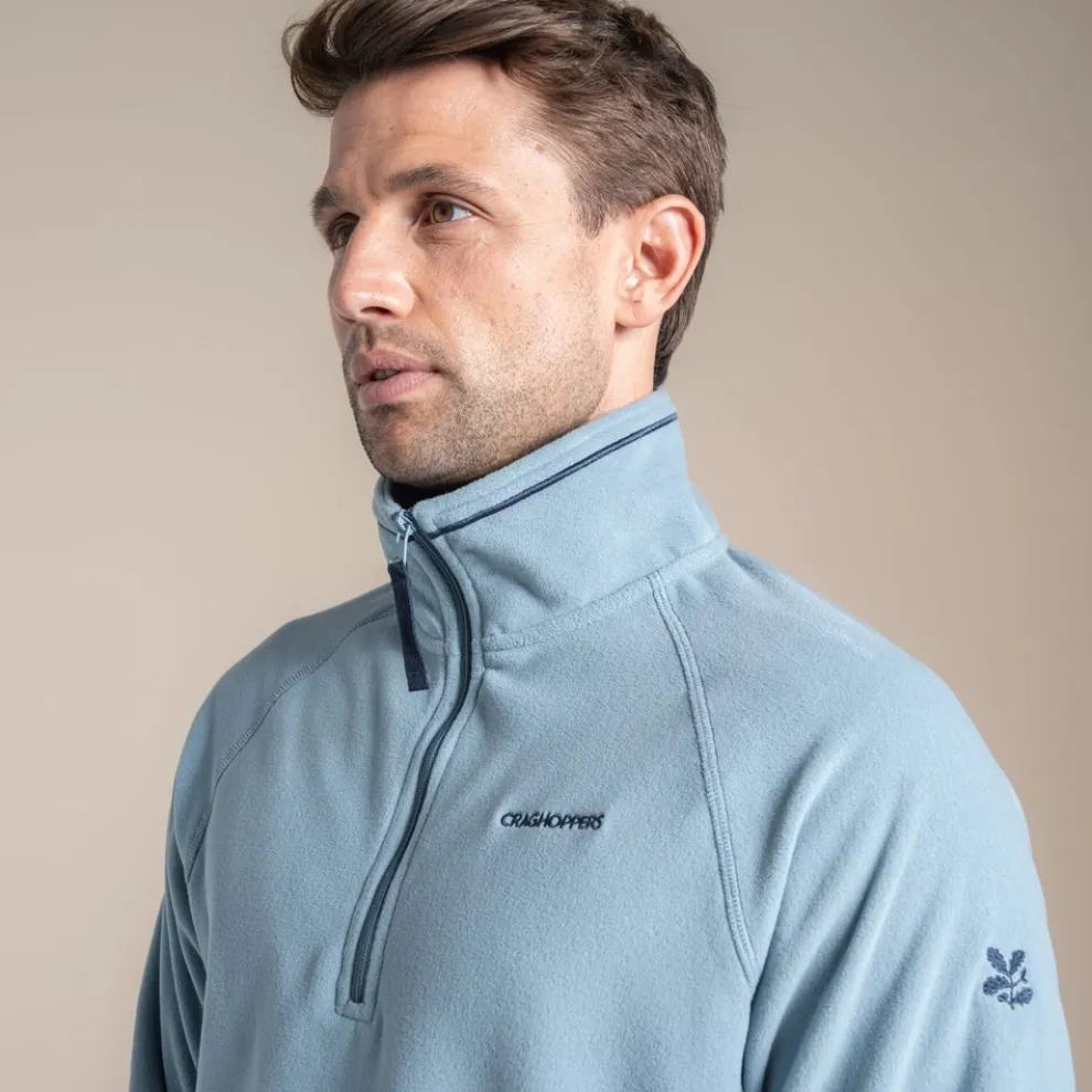 Men's National Trust Corey II Half Zip Fleece | Morning Fog