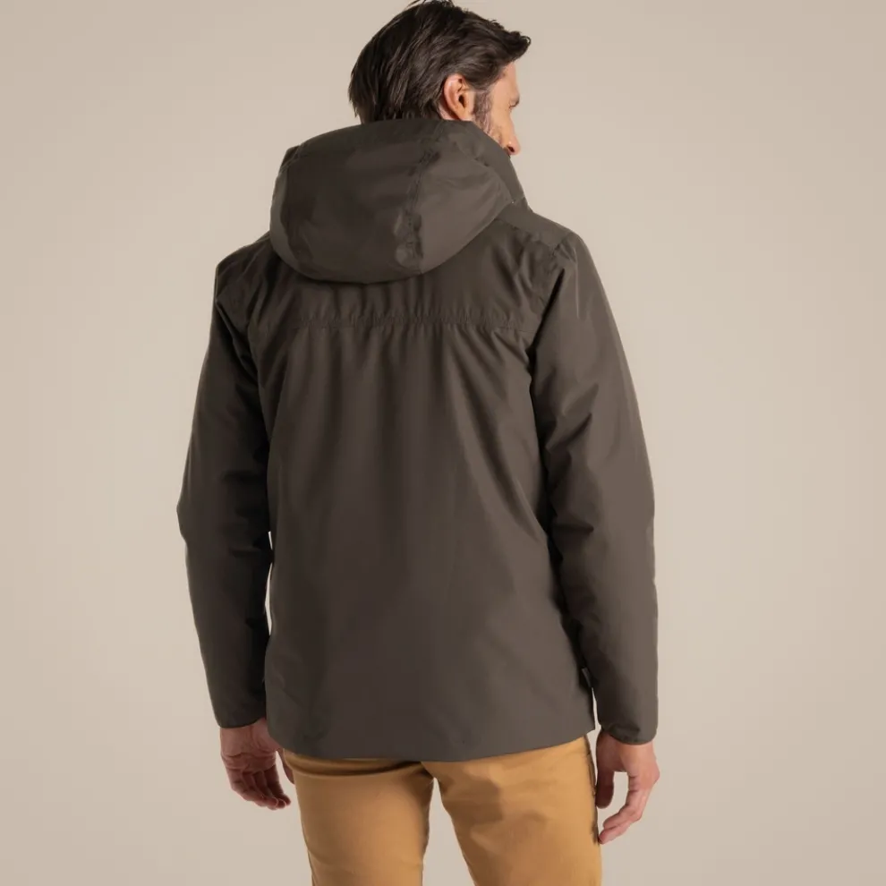 Men's National Trust Padley Waterproof Jacket | Woodland Green