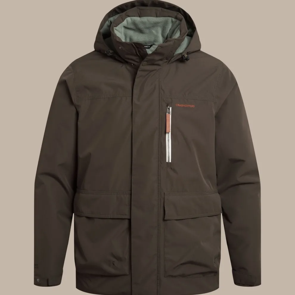 Men's National Trust Padley Waterproof Jacket | Woodland Green