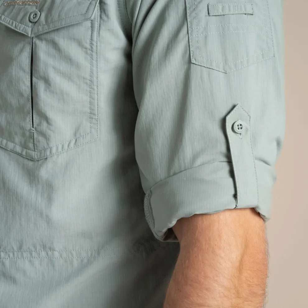 Men's NosiLife Adventure Long Sleeved Shirt III | Lichen Green