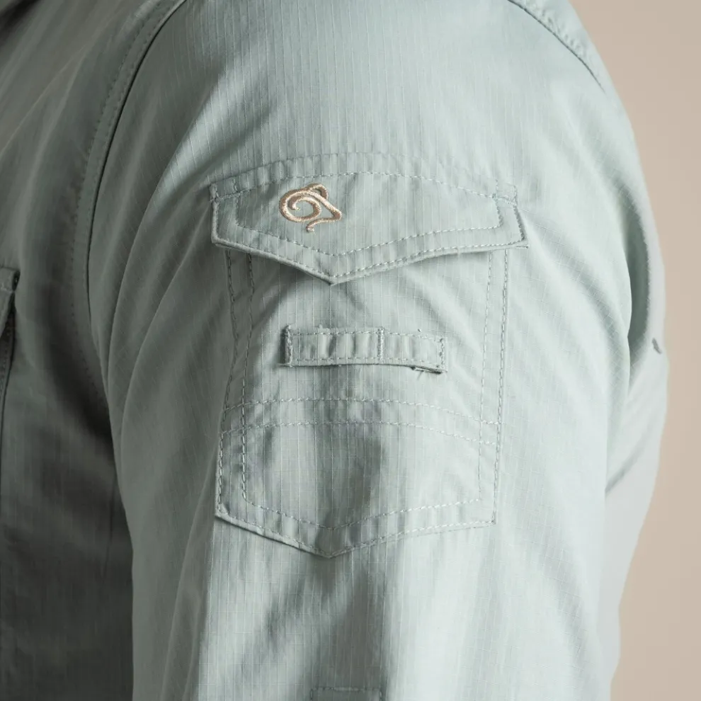 Men's NosiLife Adventure Long Sleeved Shirt III | Lichen Green