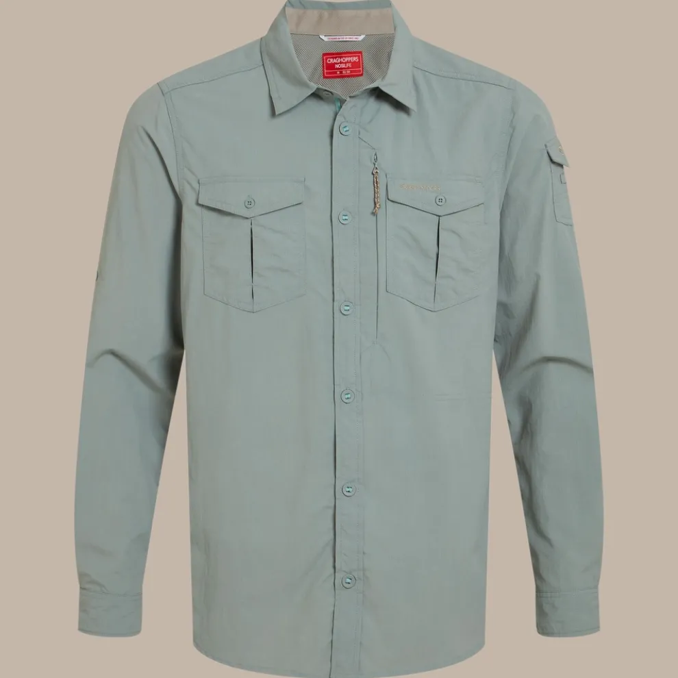 Men's NosiLife Adventure Long Sleeved Shirt III | Lichen Green