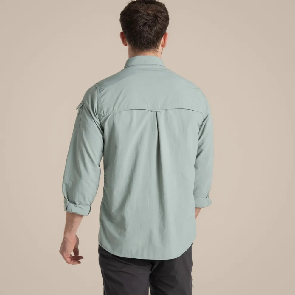 Men's NosiLife Adventure Long Sleeved Shirt III | Lichen Green