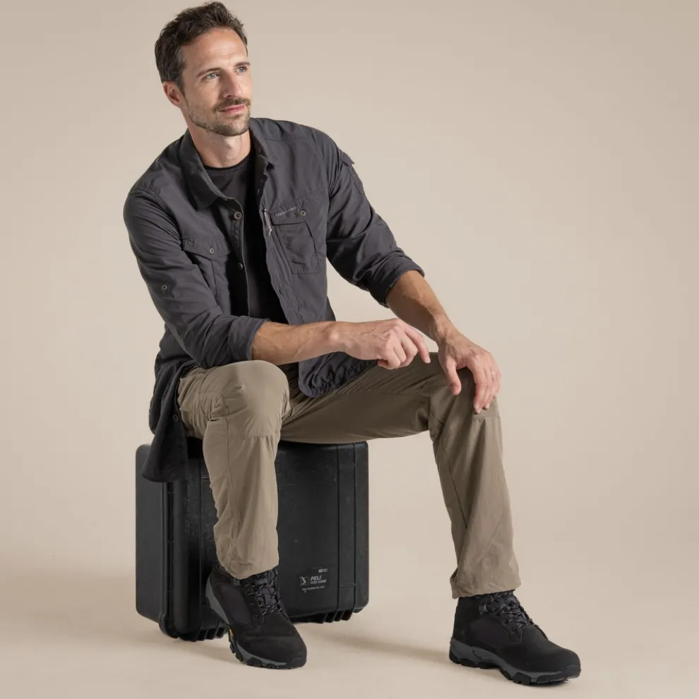 Men's NosiLife Adventure Long Sleeved Shirt III | Black Pepper